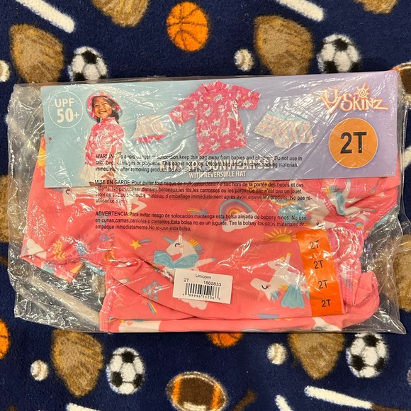 UV Skinz Kids 3-piece Swim Set, Unicorn - Picture 8 of 10